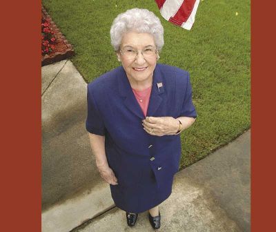 One of Fayette’s patriots, Helen Denton. Photo/Special.