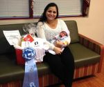  Irani Ramos holds her new son, Ethan Damien Ramos, who started the new year after being delivered at Piedmont Fayette Hospital. Photo/Special.
