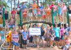Congregation Bnai Israel at a park in Fayetteville